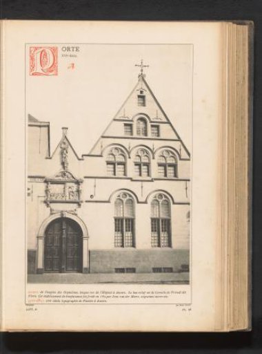 View of the Hospice des Orphelines in Antwerp