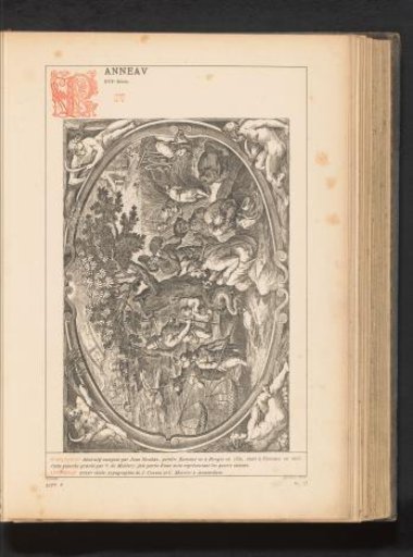 Reproduction of Summer, a print with fishermen and farmers by Karel van Mallery after designs by Jan van der Straet