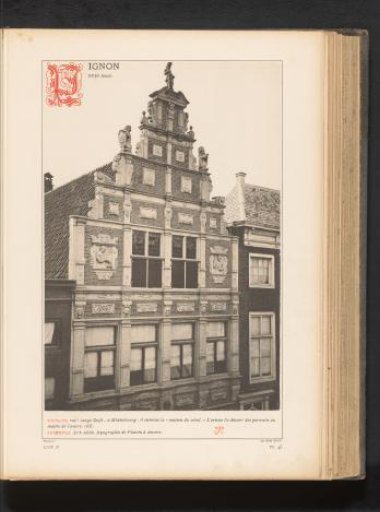 Facade on the Lange Delft in Middelburg