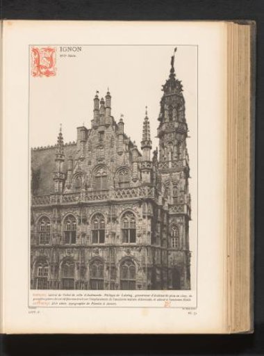 Facade of the Town Hall in Oudenaarde