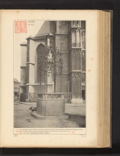 Water well at the Cathedral of Our Lady in Antwerp