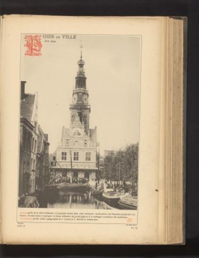 View of the Waag in Alkmaar