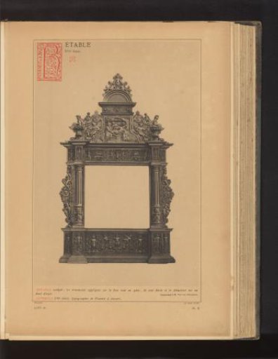 Decorated altarpiece