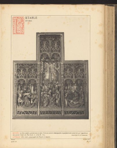 Decorated altarpiece