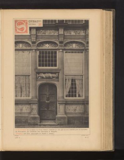 Facade of a house in Brussels