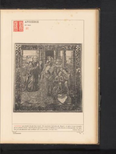 Wall tapestry with the Adoration of the Shepherds