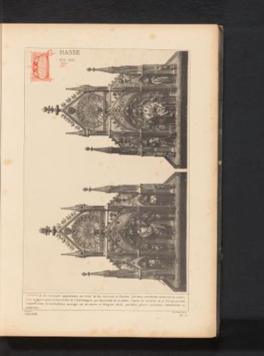 Two reliquaries of Saint Gertrude in the St. Gertrude's Church in Nivelles, Belgium