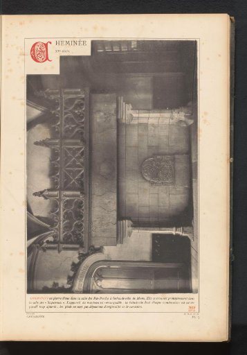 Chimney piece in the Town Hall of Mons, Belgium