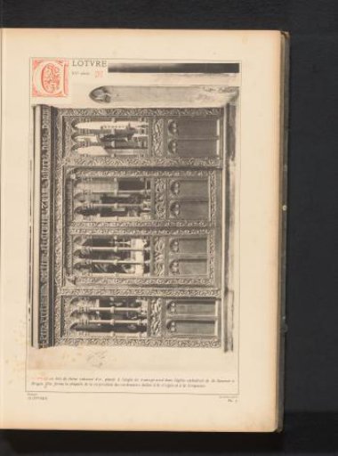 Choir screen in the northern transept of the St. Salvator's Cathedral in Bruges, Belgium