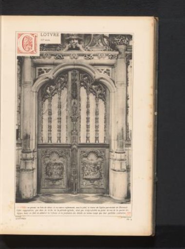 Choir screen in the St. Nicholas' Church in Diksmuide, Belgium