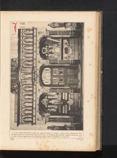 Rood screen in the Our Lady Church in Nieuwpoort, Belgium