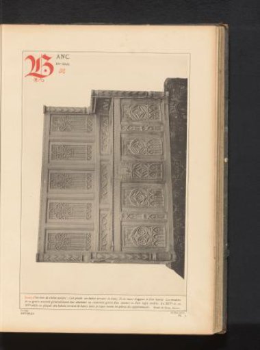 Oak choir stall
