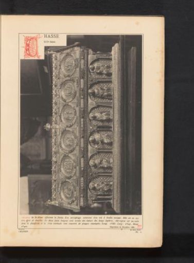 Reliquary of Saint Maurus in the form of a sarcophagus