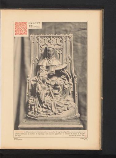 Wooden sculpture of Saint Anne