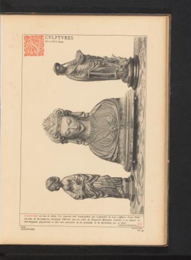 Three oak sculptures, one of Saint Catherine