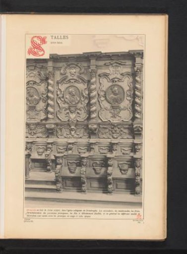 Choir stalls in the Basilica of St. Servatius in Grimbergen