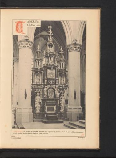 Stone tabernacle in the Saint Martin's Church in Aalst