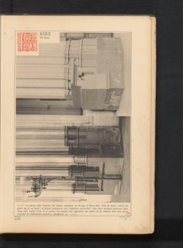 Pillars in the St. John's Cathedral in 's-Hertogenbosch