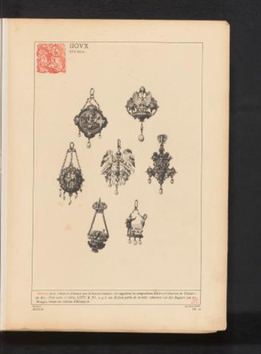 Gold pendants designed by Adriaen Collaert and Theodoor de Bry