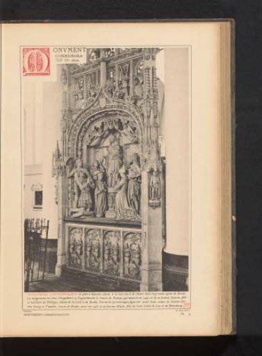 Memorial monument in the Great Church in Breda