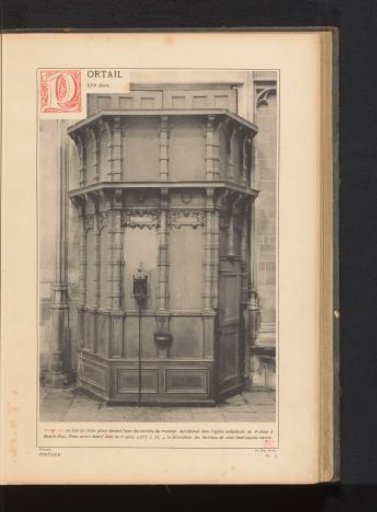 Oak gate for one of the entrances to the transept of St. John's Cathedral in 's-Hertogenbosch