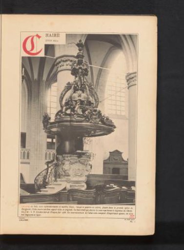 Pulpit in the Great or Our Lady's Church in Dordrecht