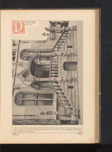 Portal and stairs for the Town Hall in Gouda