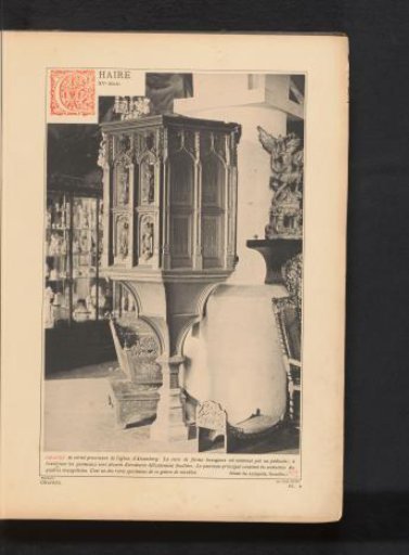 Pulpit in the Our Lady's Church in Alsemberg