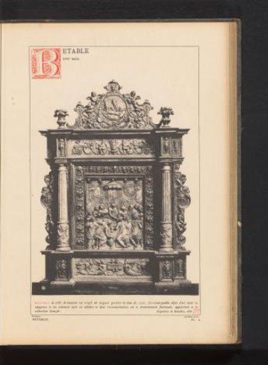 Decorated altarpiece