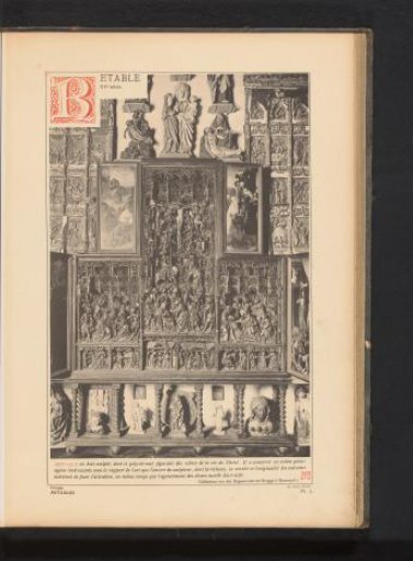 Wooden altarpiece