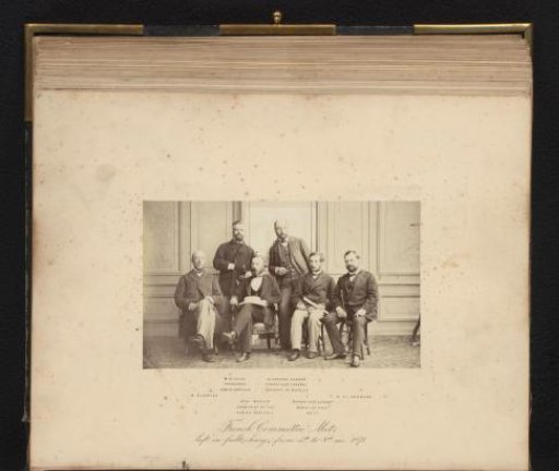 Group Portrait of Six Men of a Commission