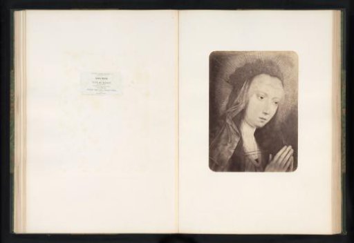 Photoreproduction of Mary in Prayer by Quinten Massijs