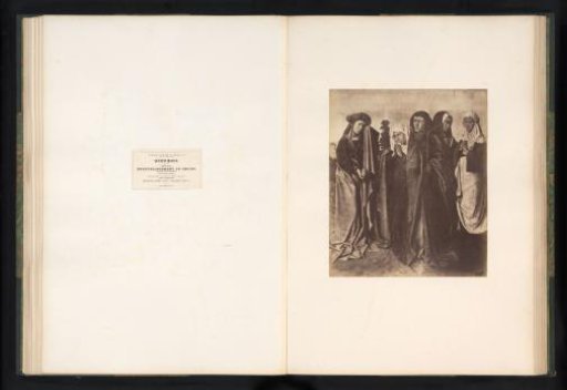 Photoreproduction of The Three Marys and the Saints John and Mary Magdalene by Jan Gossaert