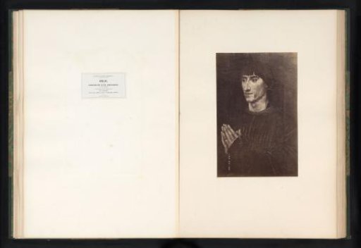 Photoreproduction of Philippe de Croy by Hans Memling