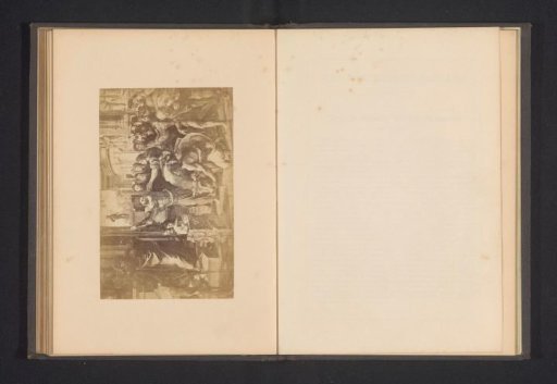 Photographic reproduction of a cartoon painting, depicting the sacrifice at Lystra
