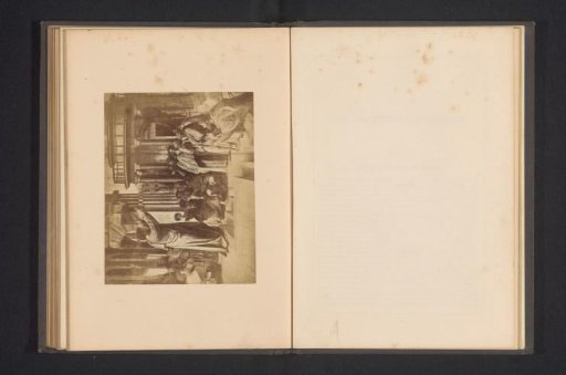 Photographic reproduction of a cartoon depicting the preaching of Paul at Athens