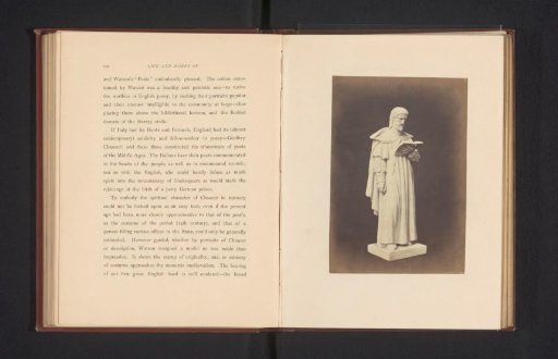 Sculpture, depicting Geoffrey Chaucer