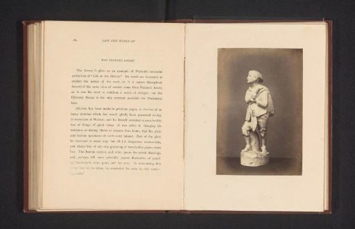 Sculpture, depicting a chimney sweep