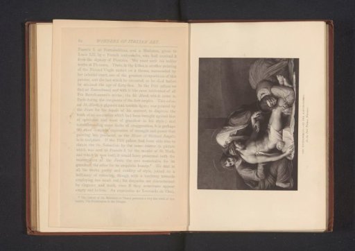 Photographic reproduction of a print after the painting Pietà by Fra Bartolommeo