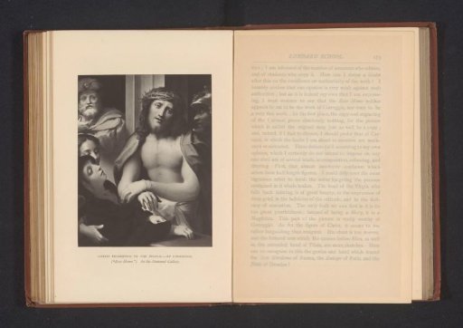 Photographic reproduction of a print after the painting Ecce Homo by Correggio