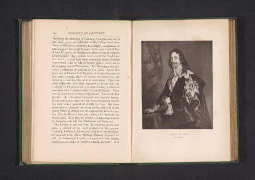 Photographic reproduction of a portrait of Charles I by Anthony van Dyck