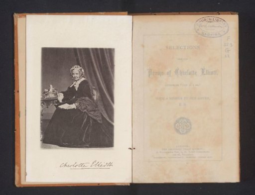 Portrait of Charlotte Elliott