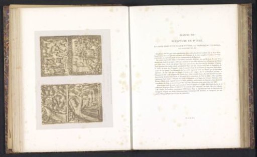 Two sides of an ivory leaf with reliefs depicting the Baptism of Christ and the Entry of Christ into Jerusalem
