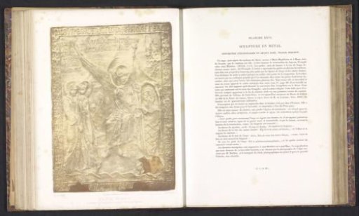 Silver cover of an evangeliary with relief depicting the holy women at the tomb