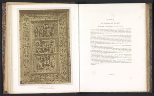 Ivory Book Cover of an Evangeliary with a Relief Depicting the Annunciation, the Adoration of the Magi, and the Massacre of the Innocents of Bethlehem