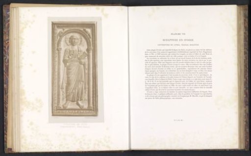 Ivory book cover with a relief depicting Christ