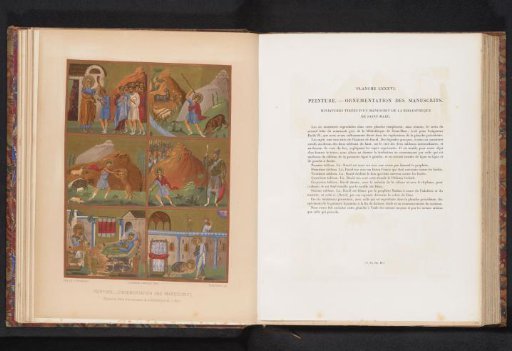 Reproduction of a six-panel work with scenes from the life of David