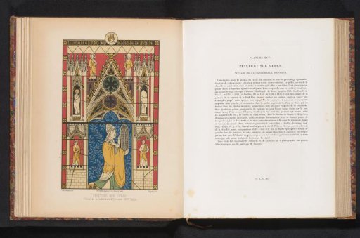 Reproduction of a design for a stained-glass window in the Cathedral of Évreux