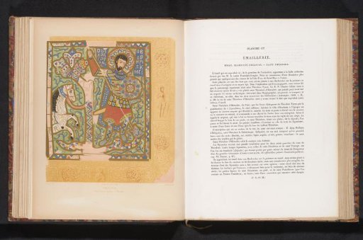 Reproduction of a design with Saint Theodore