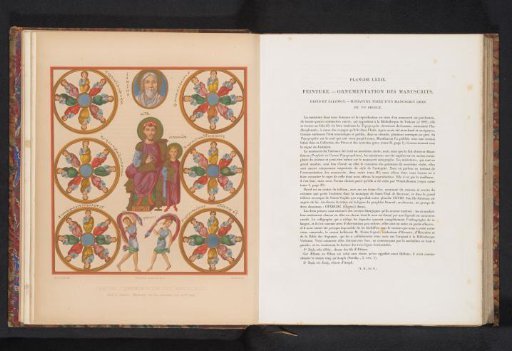 Reproduction of an illuminated page with David and Solomon by Painlevé after Reginaldo Bullica